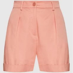 Sisley Γυναίκες Υφασμάτινα Σορτς Σορτς υφασμάτινο 4IULL9009 Ροζ Regular Fit -Sisley Εκπτώσεις unnamed file 771