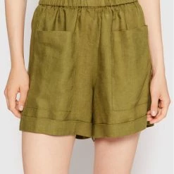 Sisley Γυναίκες Υφασμάτινα Σορτς Σορτς υφασμάτινο 4AGHL900D Πράσινο Regular Fit