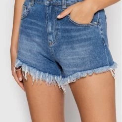 Sisley Γυναίκες Τζιν Σορτς Τζιν σορτσάκια 42DNL9004 Μπλε Regular Fit