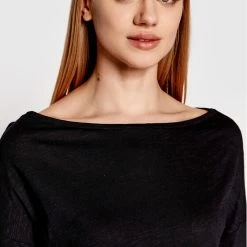 Sisley Γυναίκες Μπλουζάκια Μπλουζάκι 3TNHL12EE Μαύρο Regular Fit -Sisley Εκπτώσεις unnamed file 822