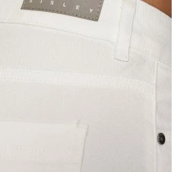 Sisley Γυναίκες Τζιν 4ZQSLE007 Λευκό Slim Fit -Sisley Εκπτώσεις unnamed file 827