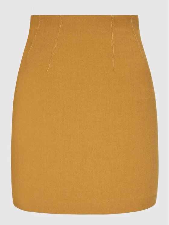 Sisley Γυναίκες Mini Φούστα σε γραμμή Α 4BFQL0008 Καφέ Regular Fit 7 Sisley Γυναίκες Mini Φούστα σε γραμμή Α 4BFQL0008 Καφέ Regular Fit - Image 5