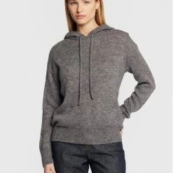 Sisley Γυναίκες Πουλόβερ 1242M200O Γκρι Regular Fit