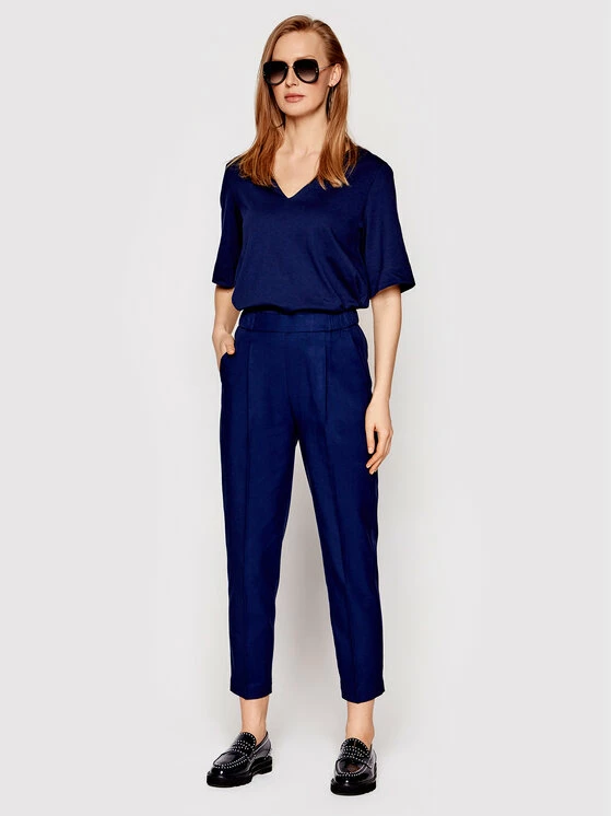 Sisley Γυναίκες T-shirts T-Shirt 3I1XL4161 Σκούρο μπλε Relaxed Fit 4 Sisley Γυναίκες T-shirts T-Shirt 3I1XL4161 Σκούρο μπλε Relaxed Fit - Image 2