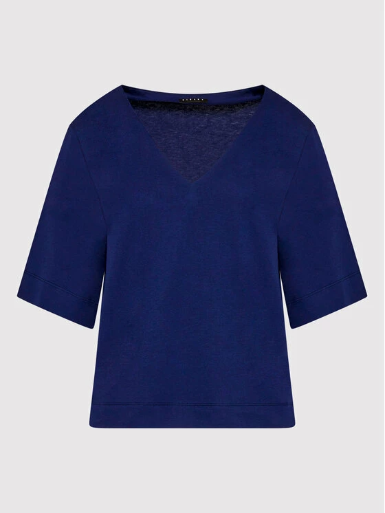 Sisley Γυναίκες T-shirts T-Shirt 3I1XL4161 Σκούρο μπλε Relaxed Fit 7 Sisley Γυναίκες T-shirts T-Shirt 3I1XL4161 Σκούρο μπλε Relaxed Fit - Image 5