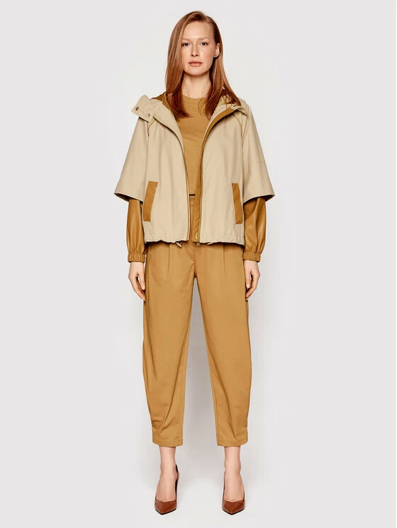 Sisley Γυναίκες Μεταβατικά Μπουφάν Μπουφάν μεταβατικό 2EGVLN008 Μπεζ Regular Fit 4 Sisley Γυναίκες Μεταβατικά Μπουφάν Μπουφάν μεταβατικό 2EGVLN008 Μπεζ Regular Fit - Image 2