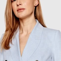 Sisley Γυναίκες Σακάκια & Μπλέιζερ Μπλέιζερ 273HLW001 Μπλε Regular Fit -Sisley Εκπτώσεις unnamed file 883