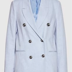 Sisley Γυναίκες Σακάκια & Μπλέιζερ Μπλέιζερ 273HLW001 Μπλε Regular Fit -Sisley Εκπτώσεις unnamed file 884