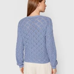 Sisley Γυναίκες Πουλόβερ 101TM1009 Μωβ Boxy Fit -Sisley Εκπτώσεις unnamed file 887