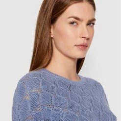 Sisley Γυναίκες Πουλόβερ 101TM1009 Μωβ Boxy Fit -Sisley Εκπτώσεις unnamed file 888