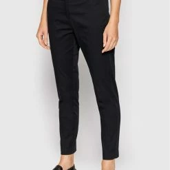 Sisley Γυναίκες Παντελόνια Chinos Παντελόνι Chino 4BYW55AH6 Μαύρο Slim Fit