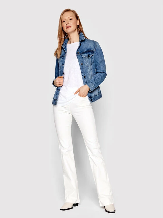 Sisley Γυναίκες Μπλουζάκια Μπλουζάκι 3TNHL12EE Λευκό Regular Fit 4 Sisley Γυναίκες Μπλουζάκια Μπλουζάκι 3TNHL12EE Λευκό Regular Fit - Image 2