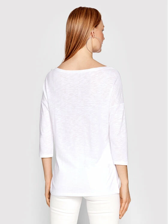 Sisley Γυναίκες Μπλουζάκια Μπλουζάκι 3TNHL12EE Λευκό Regular Fit 5 Sisley Γυναίκες Μπλουζάκια Μπλουζάκι 3TNHL12EE Λευκό Regular Fit - Image 3