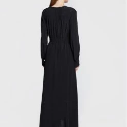 Sisley Γυναίκες Φορέματα σε Στυλ Πουκάμισο & Σεμιζιέ Φόρεμα πουκάμισο 4B5FLV01P Μαύρο Regular Fit -Sisley Εκπτώσεις unnamed file 922