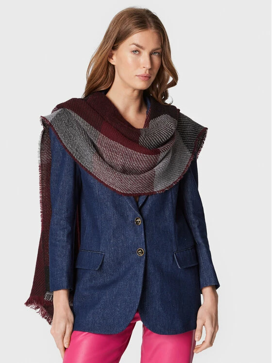 Sisley Γυναίκες Κασκόλ Πασμίνα 600RSU00B Μπορντό 3 Sisley Γυναίκες Κασκόλ Πασμίνα 600RSU00B Μπορντό