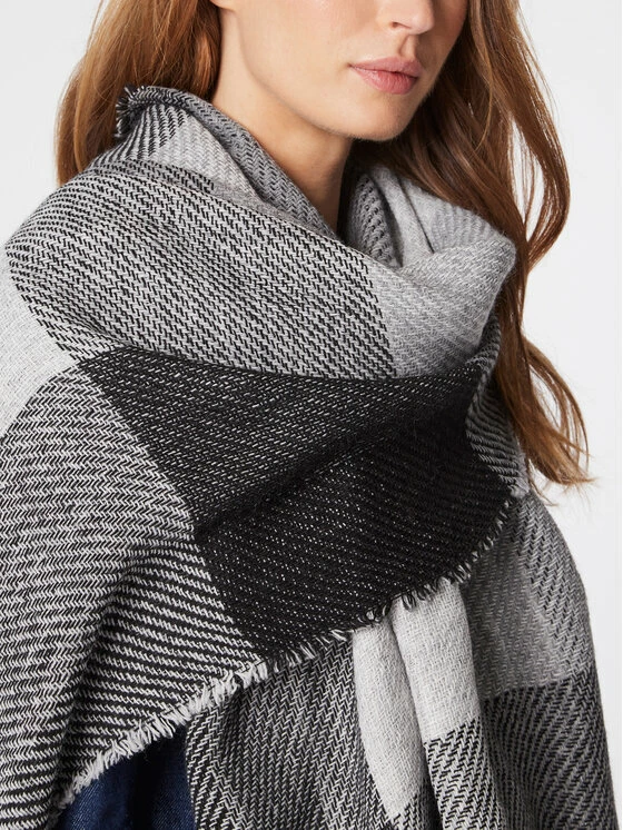 Sisley Γυναίκες Κασκόλ Πασμίνα 600RSU00B Γκρι 4 Sisley Γυναίκες Κασκόλ Πασμίνα 600RSU00B Γκρι - Image 2