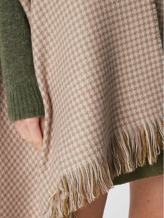 Sisley Γυναίκες Κασκόλ Πόντσο 6HKYWU00V Μπεζ 4 Sisley Γυναίκες Κασκόλ Πόντσο 6HKYWU00V Μπεζ - Image 2